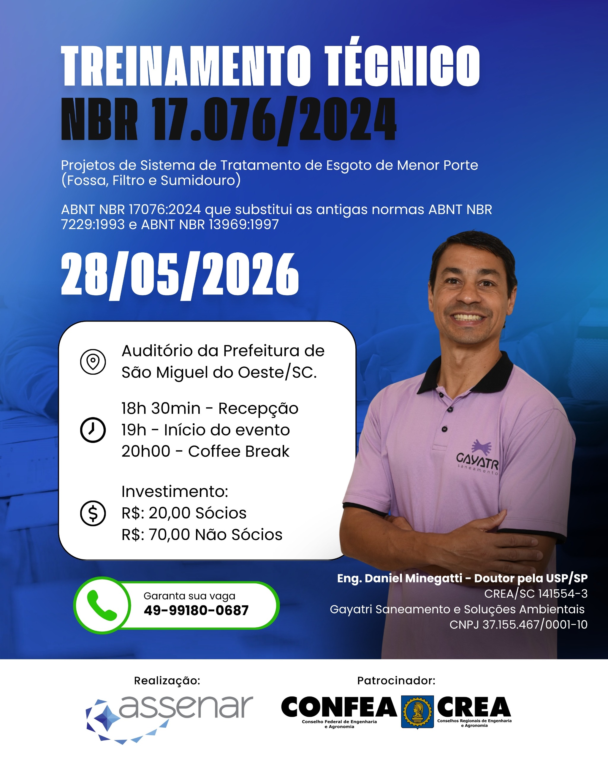 TREINAMENTO NBR 17.076/2024