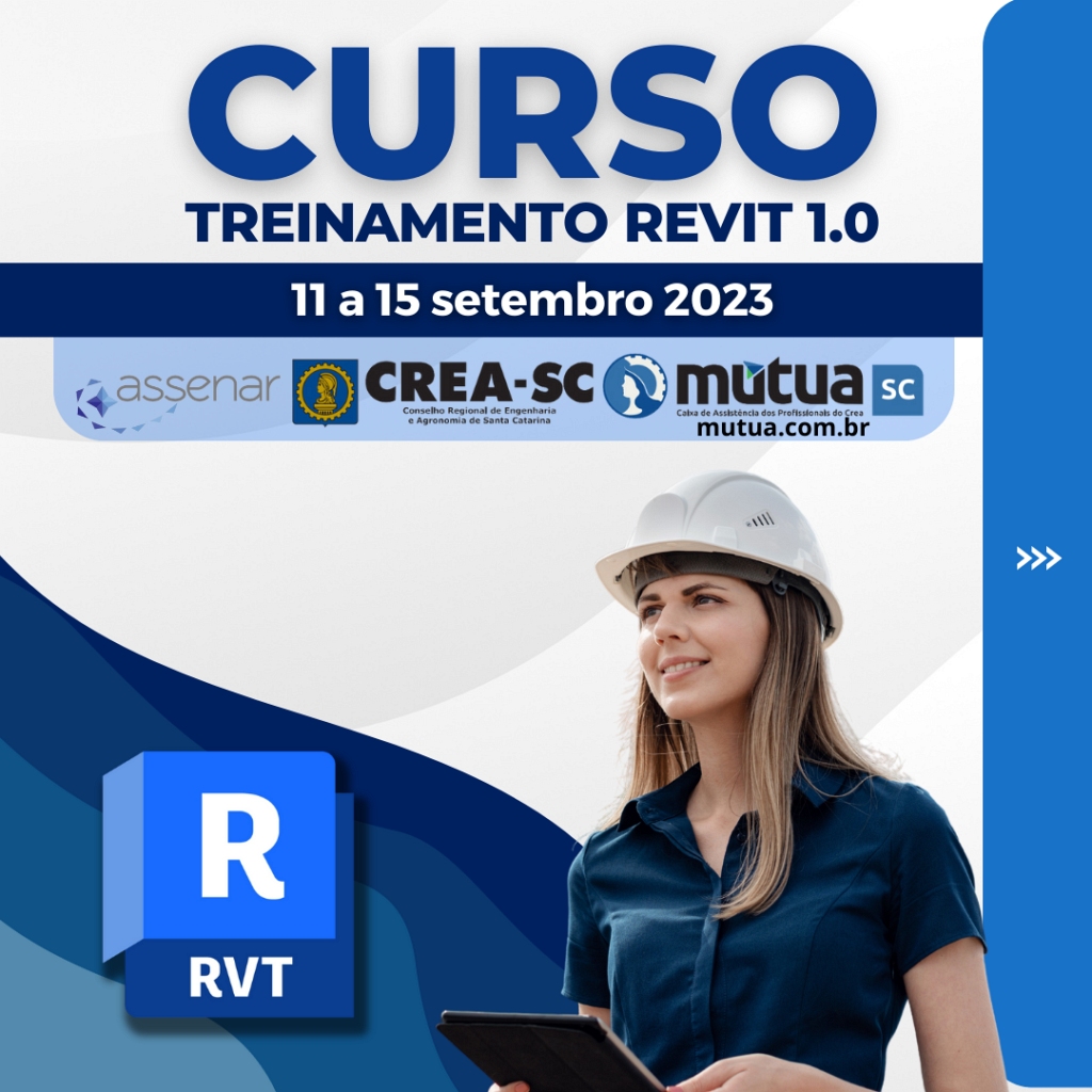 CREA e Mútua oferecem curso Revit 1.0