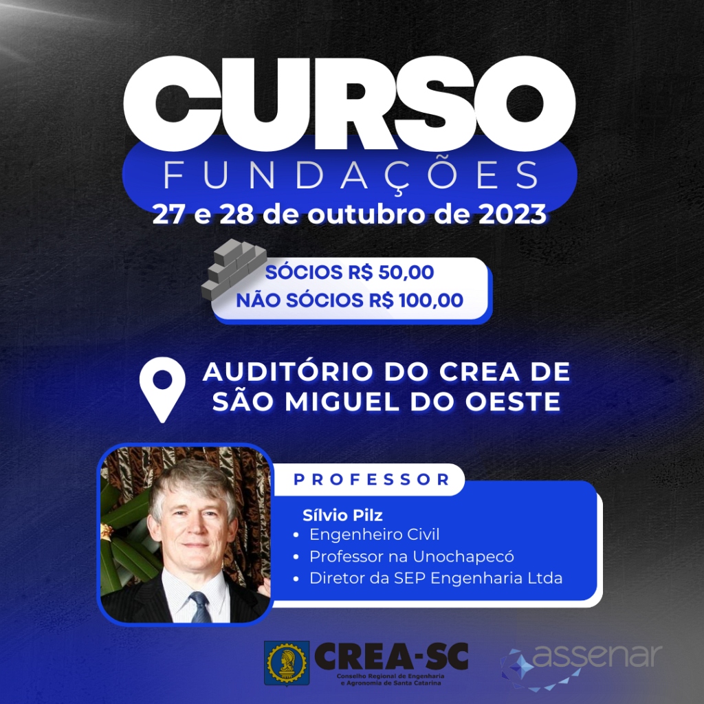 Sexta-feira inicia o curso Fundações