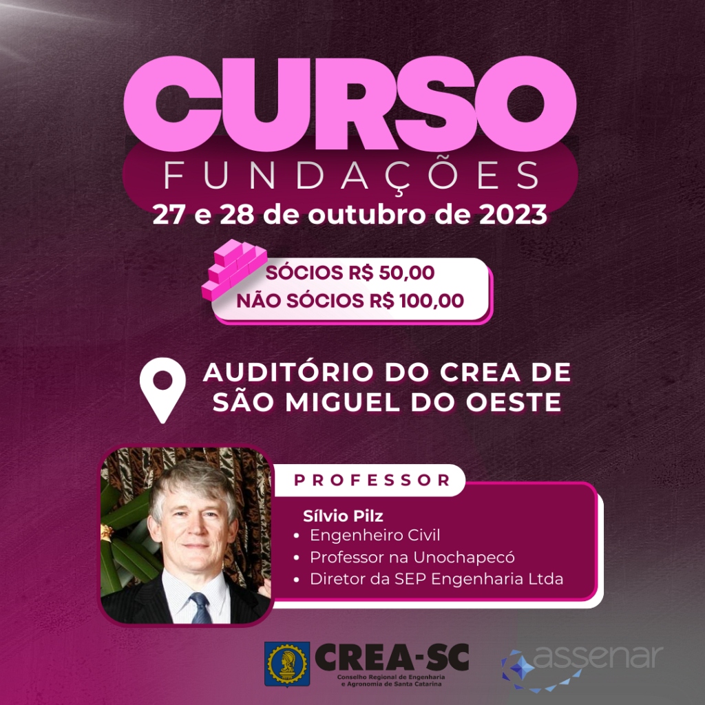 Últimas vagas para o curso Fundações